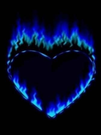 le coeur bleu